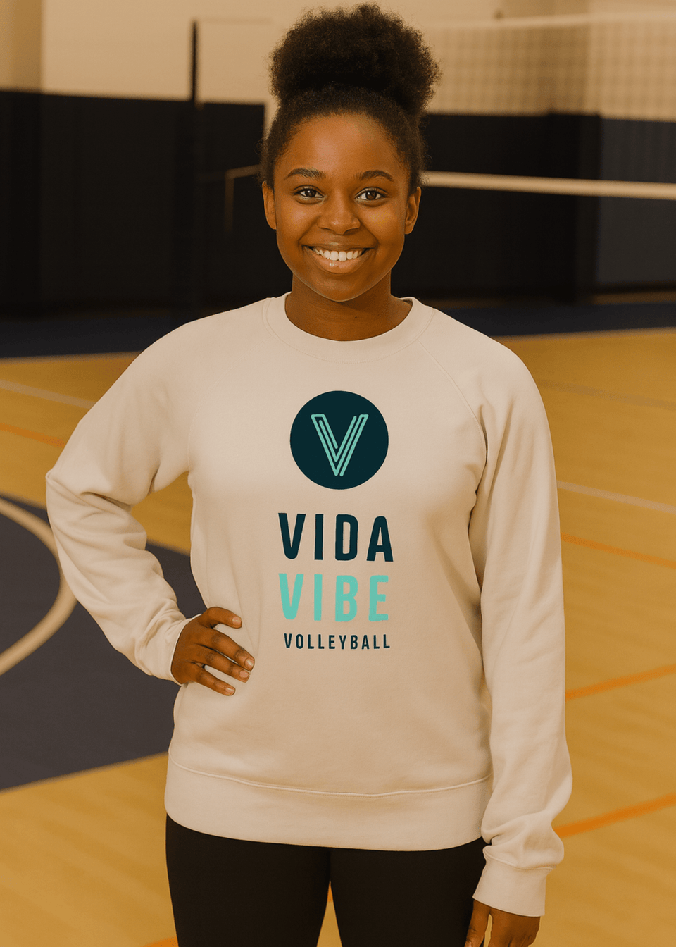 Classic VidaVibe Volleyball Crewneck